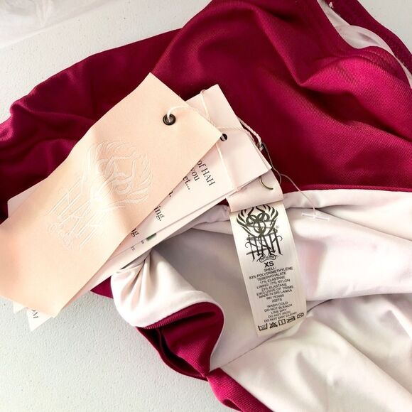 Free People x HAH Ghahdess Plunge One-Piece Swimsuit $298 XS - Picture 10 of 10